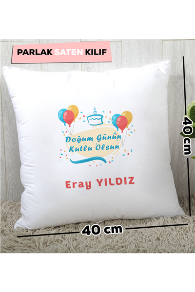 Doğum Günün Kutlu Olsun Kişiye Özel Yastık