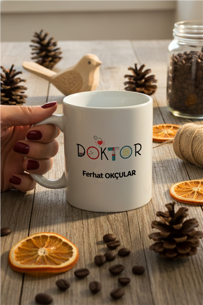Doktor Kişiye Özel Kupa Bardak Standart