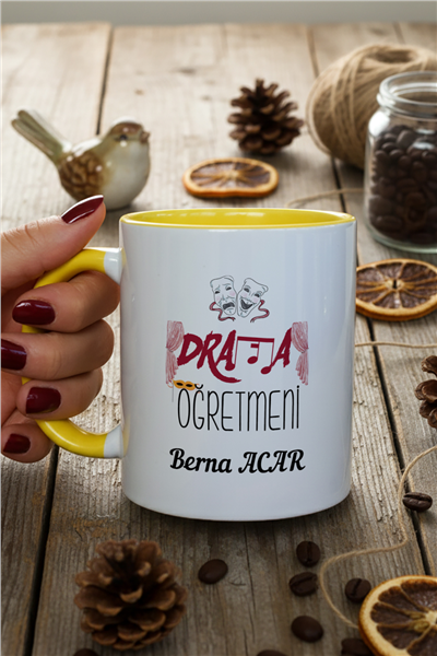 Drama Öğretmeni Kişiye Özel Kupa Bardak Standart