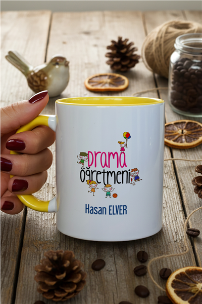 Drama Öğretmeni Kişiye Özel Kupa Bardak Standart
