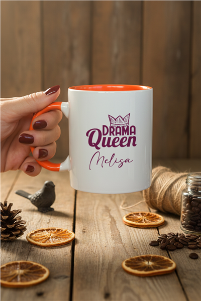 Drama Queen Kişiye Özel Kupa Bardak Standart