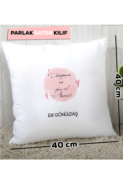 Dünyanın En Güzel Annesi Kişiye Özel Yastık