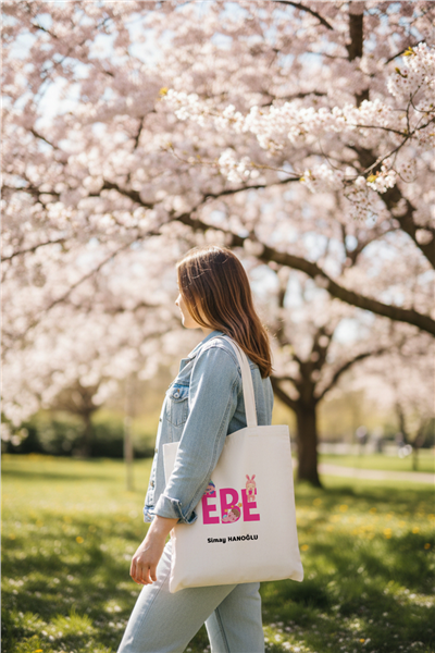Ebe Kişiye Özel Bez Çanta