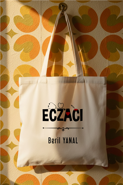 Eczacı Kişiye Özel Bez Çanta