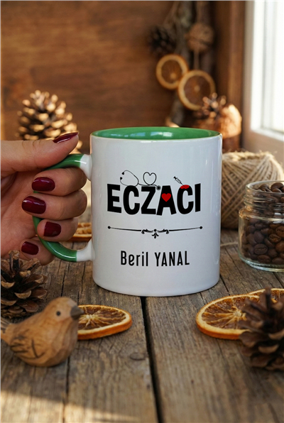 Eczacı Kişiye Özel Kupa Bardak Standart