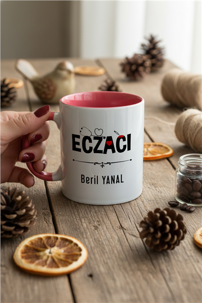 Eczacı Kişiye Özel Kupa Bardak Standart