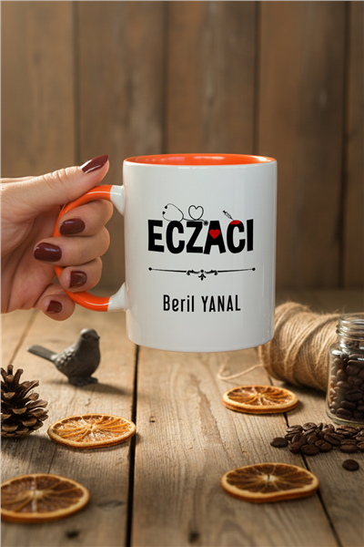 Eczacı Kişiye Özel Kupa Bardak Standart