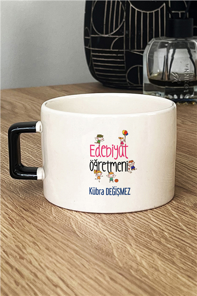 Edebiyat Öğretmeni Kişiye Özel Lüks Fincan