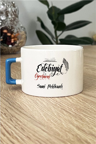 Edebiyat Öğretmeni Kişiye Özel Lüks Fincan