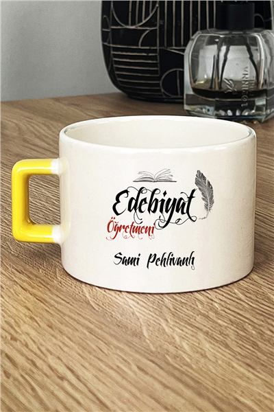 Edebiyat Öğretmeni Kişiye Özel Lüks Fincan