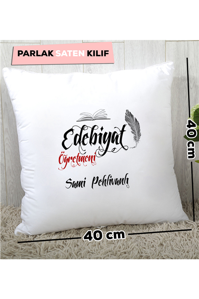 Edebiyat Öğretmeni Kişiye Özel Yastık