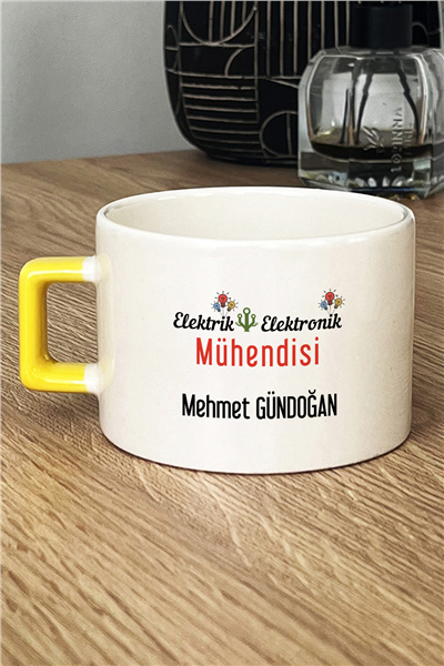 Elektrik Elektronik Mühendisi Kişiye Özel Lüks Fincan
