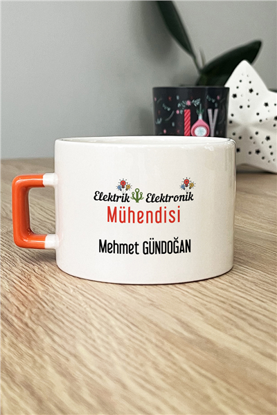 Elektrik Elektronik Mühendisi Kişiye Özel Lüks Fincan