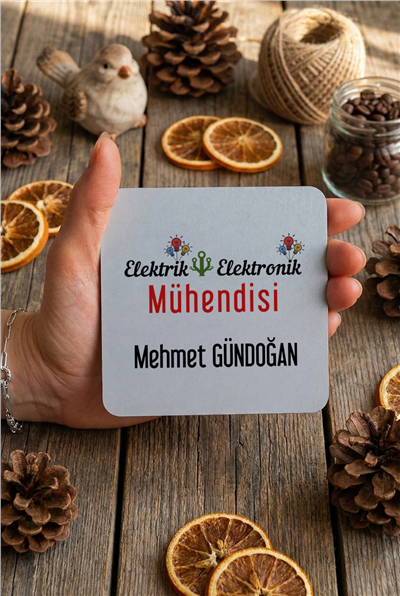 Elektrik Elektronik Mühendisi Kişiye Özel Bardak Altlığı