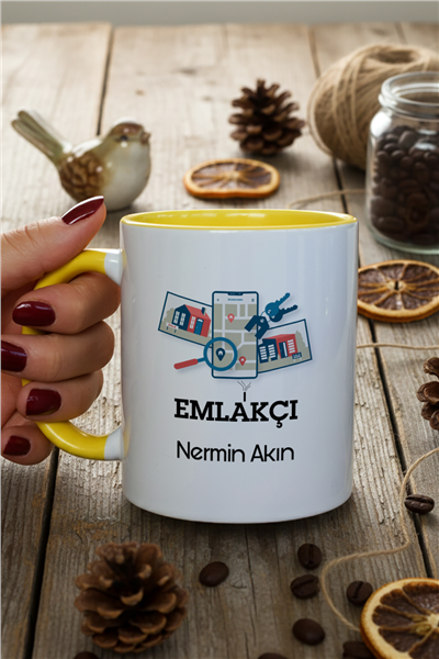 Emlakçı Kişiye Özel Kupa Bardak Standart