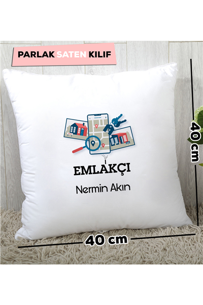 Emlakçı Kişiye Özel Yastık