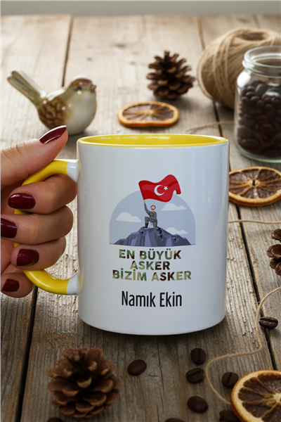 En Büyük Asker Kişiye Özel Kupa Bardak Standart