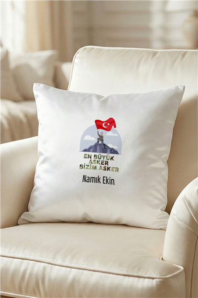 En Büyük Asker Kişiye Özel Yastık