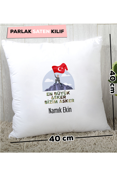 En Büyük Asker Kişiye Özel Yastık
