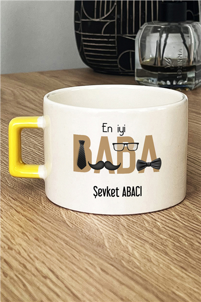 En İyi Baba Kişiye Özel Lüks Fincan