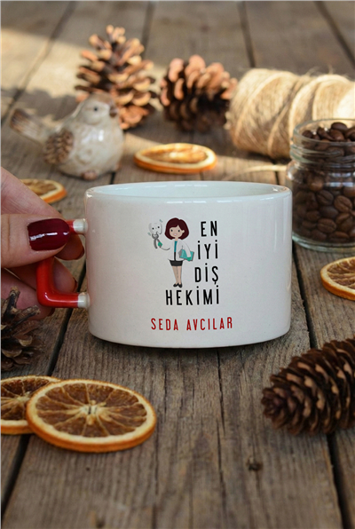 En İyi Diş Hekimi Kişiye Özel Lüks Fincan