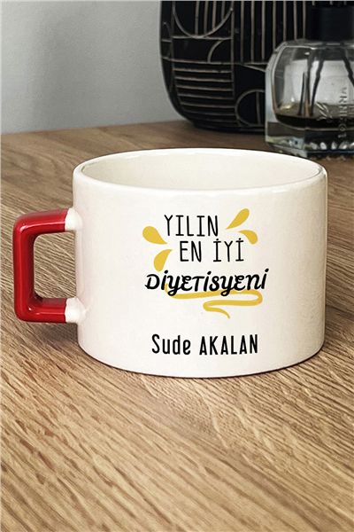 En İyi Diyetisyen Kişiye Özel Lüks Fincan