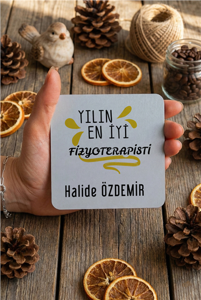 En İyi Fizyoterapist Kişiye Özel Bardak Altlığı