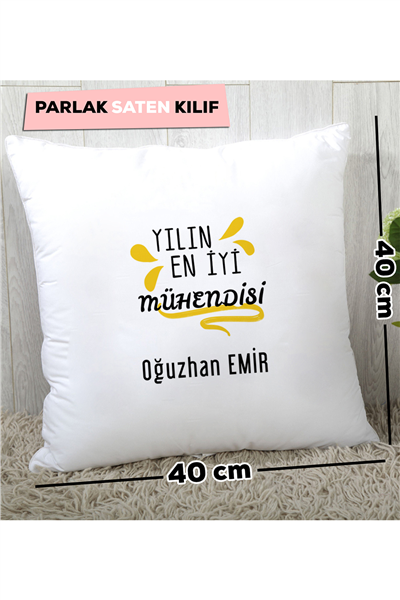 En İyi Mühendis Kişiye Özel Yastık