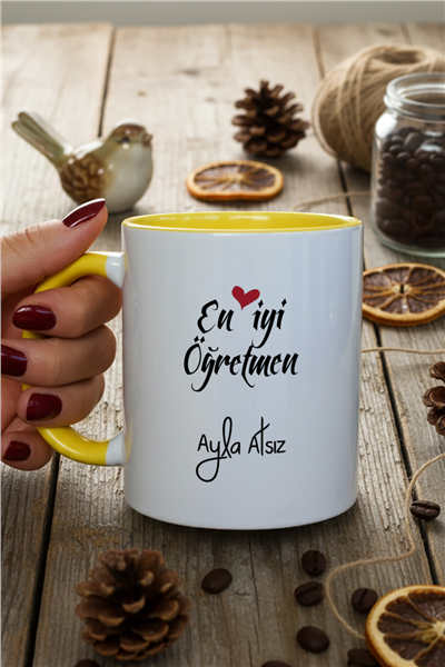 En İyi Öğretmen Kişiye Özel Kupa Bardak Standart