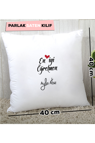 En İyi Öğretmen Kişiye Özel Yastık