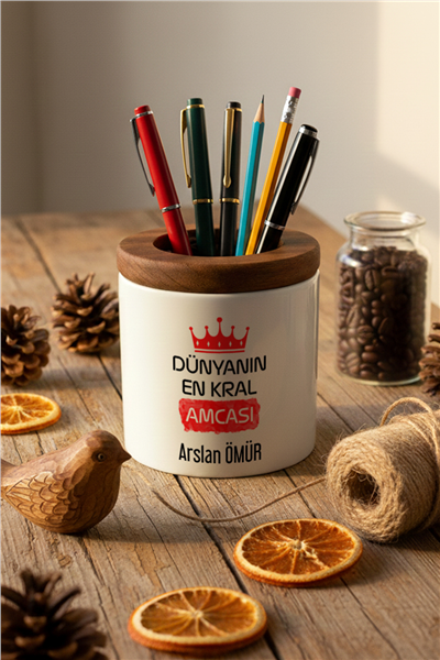 En Kral Amca Kişiye Özel Kalemlik