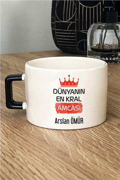 En Kral Amca Kişiye Özel Lüks Fincan