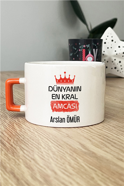 En Kral Amca Kişiye Özel Lüks Fincan