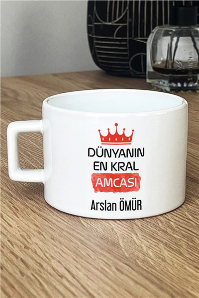 En Kral Amca Kişiye Özel Lüks Fincan