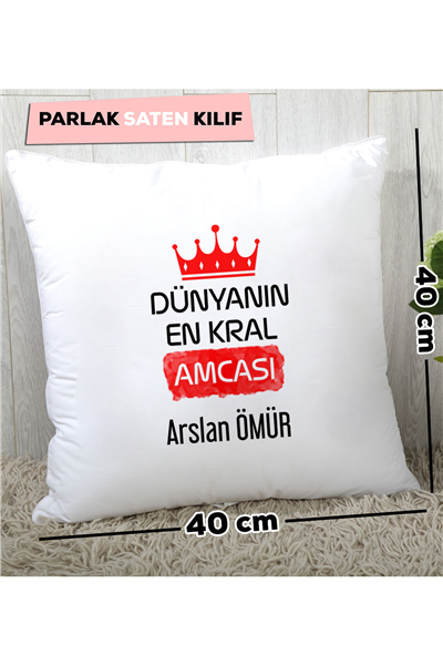 En Kral Amca Kişiye Özel Yastık