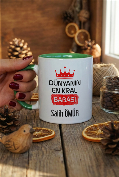 En Kral Baba Kişiye Özel Kupa Bardak Standart