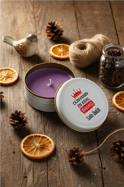 En Kral Baba Kişiye Özel Mum