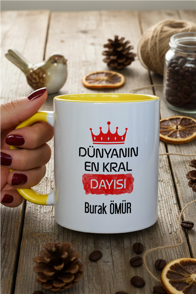 En Kral Dayı Kişiye Özel Kupa Bardak Standart