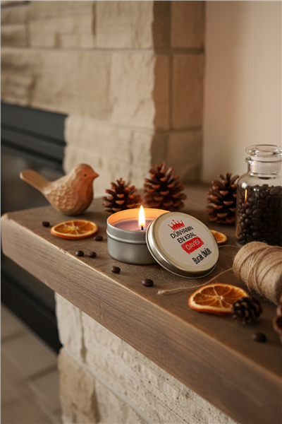 En Kral Dayı Kişiye Özel Mum