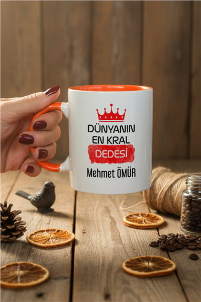 En Kral Dede Kişiye Özel Kupa Bardak Standart