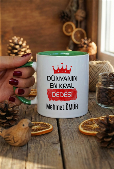 En Kral Dede Kişiye Özel Kupa Bardak Standart