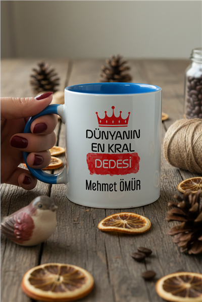 En Kral Dede Kişiye Özel Kupa Bardak Standart