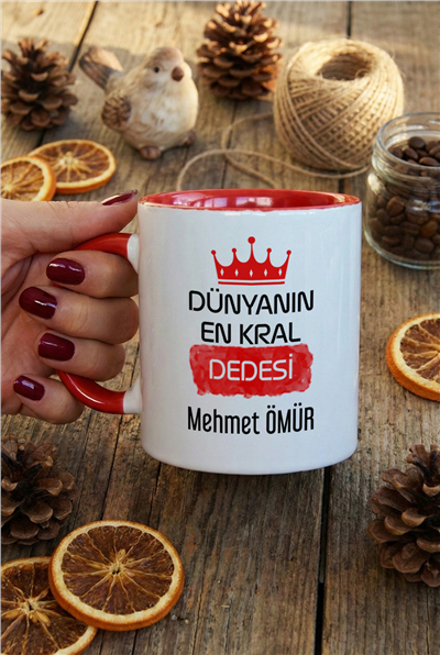 En Kral Dede Kişiye Özel Kupa Bardak Standart