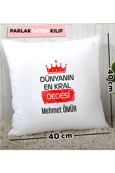 En Kral Dede Kişiye Özel Yastık