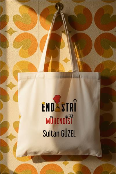 Endüstri Mühendisi Kişiye Özel Bez Çanta