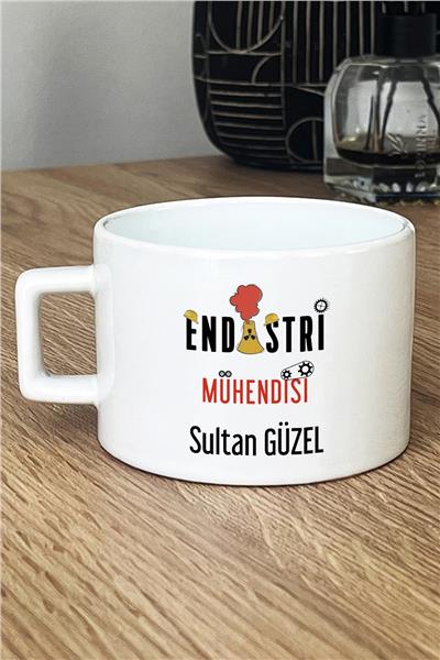 Endüstri Mühendisi Kişiye Özel Lüks Fincan