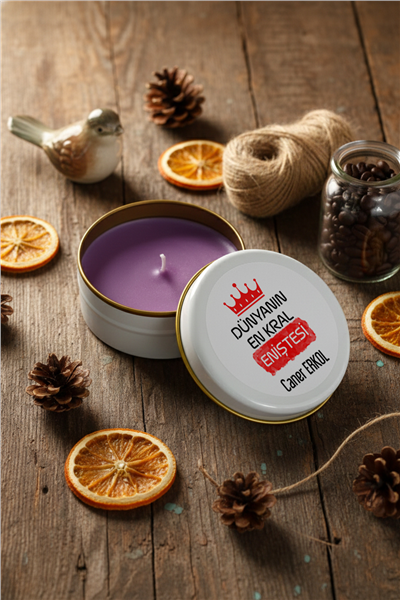 Enişte Kişiye Özel Mum