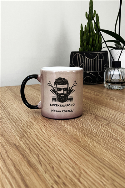 Erkek Kuaförü Kişiye Özel Kupa Bardak Standart