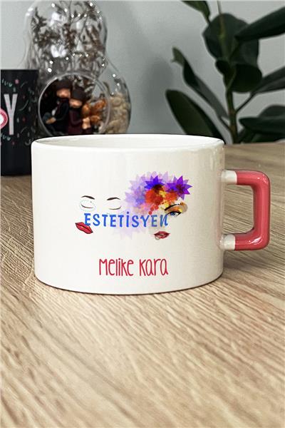 Estetisyen Kişiye Özel Lüks Fincan