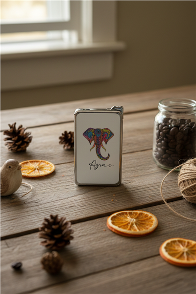 Etnil Fil Kişiye Özel Çakmak